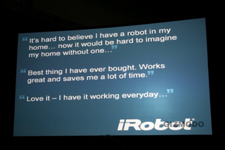 Illustration for article titled iRobot Digital Life Event: iRobot Looj and iRobot ConnectR Official